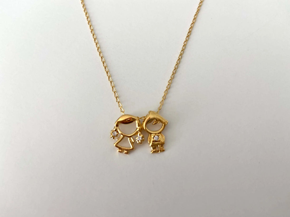 Collar Niñita y Niñito Collares Gold  Muun Jewelry