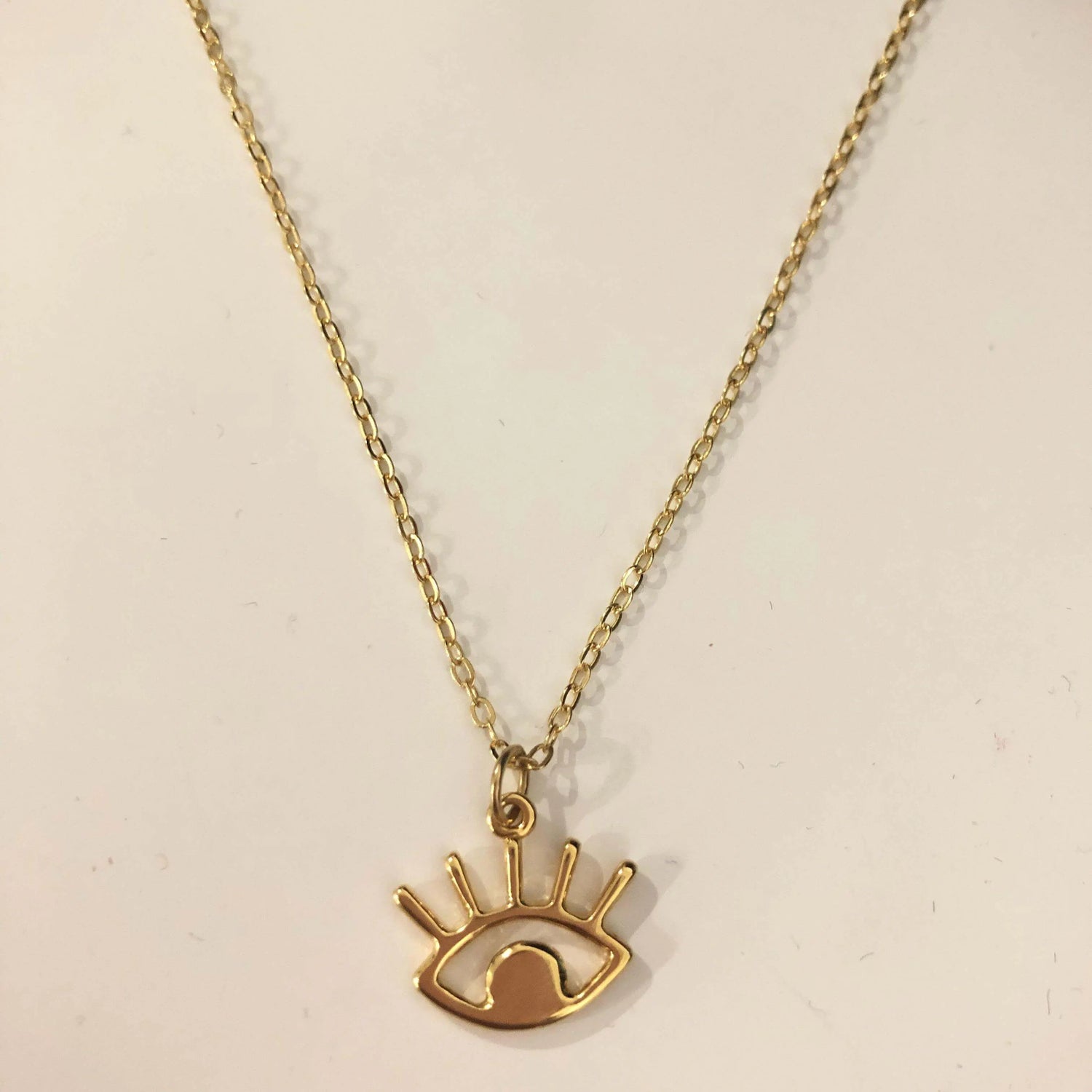Collar Ojito Collares Gold  Muun Jewelry