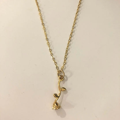 Collar Rosa Collares Gold  Muun Jewelry