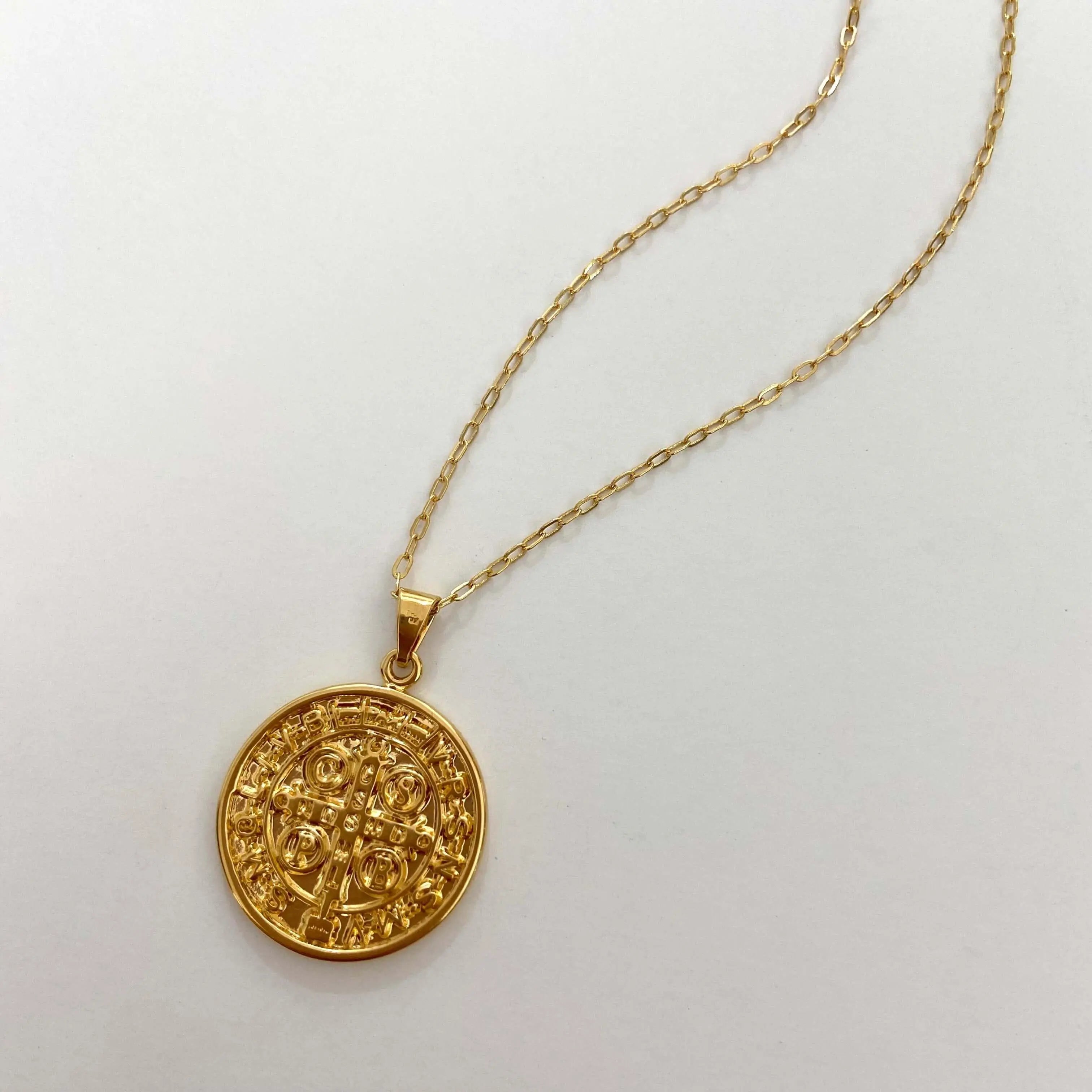 Collar San Benito Jumbo Collares Gold  Muun Jewelry