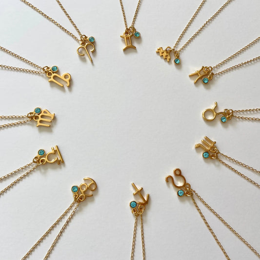 Collar Signos Zodiacales Collares Gold  Muun Jewelry