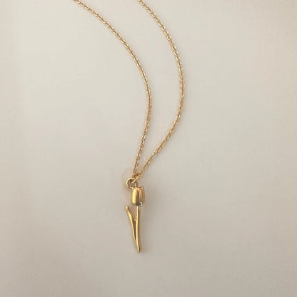 Collar Tulipán Collares Gold  Muun Jewelry