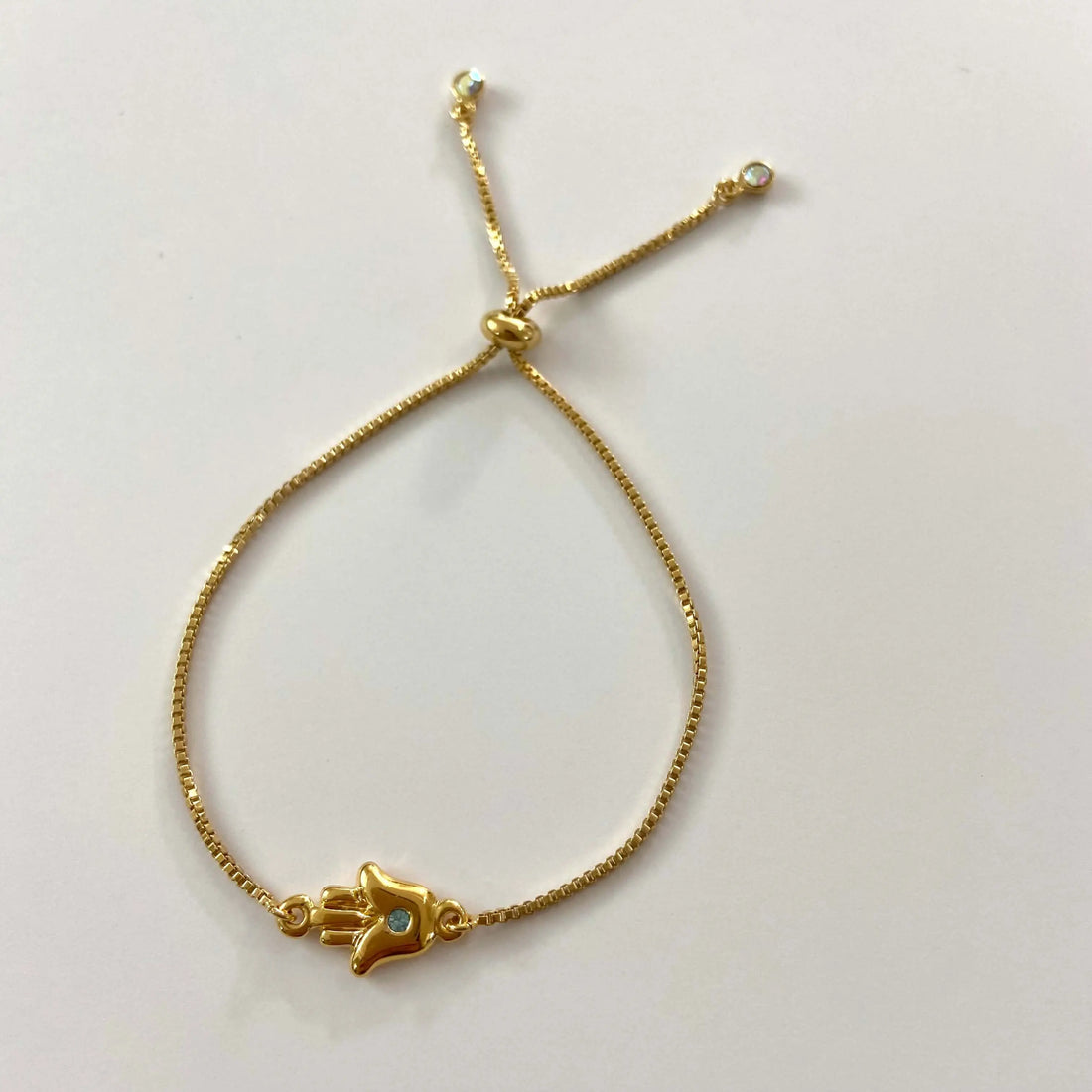 Pulsera Mano de Fátima Zirconia Pulseras  Muun Jewelry