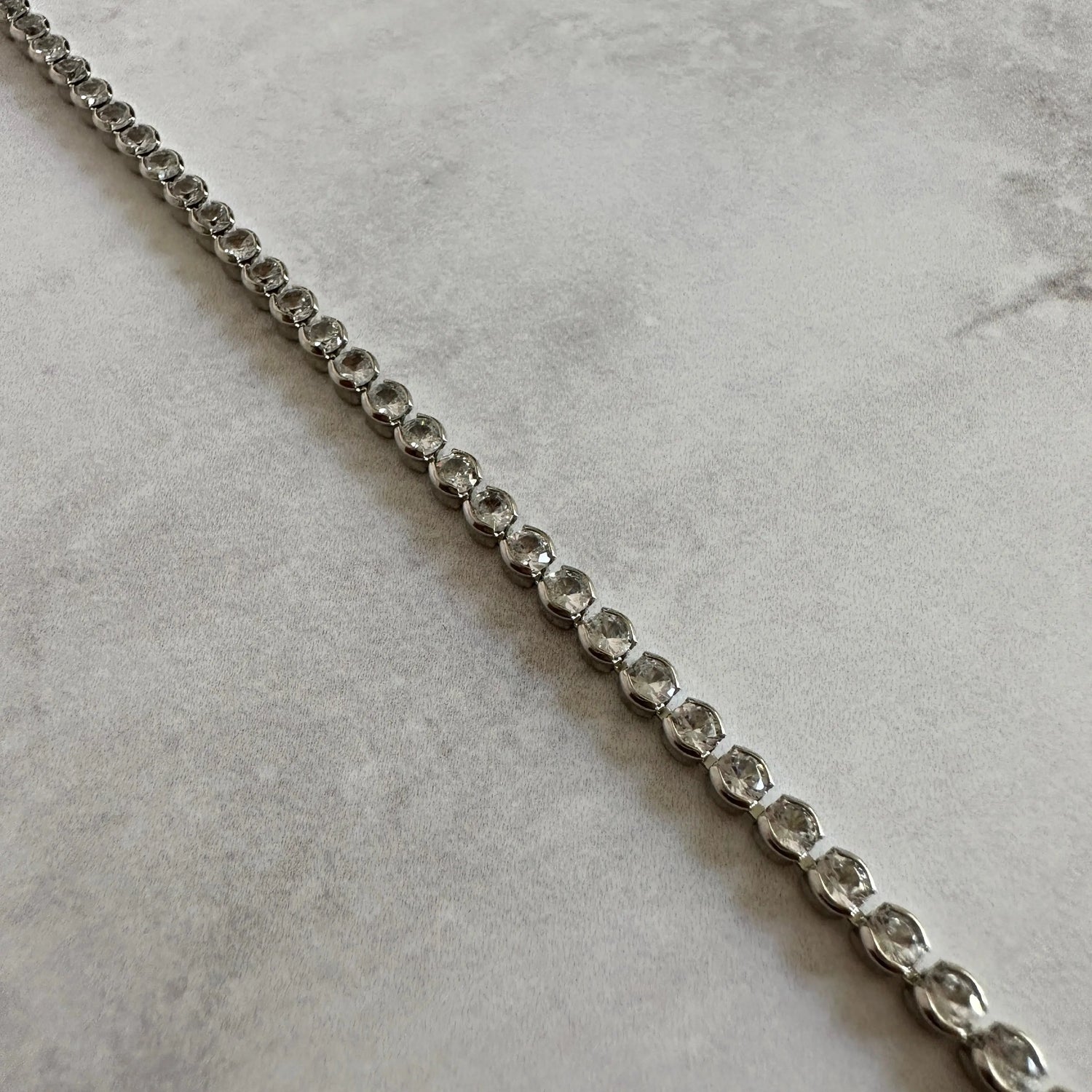 Pulsera Tennis 3mm Silver   Muun Jewelry