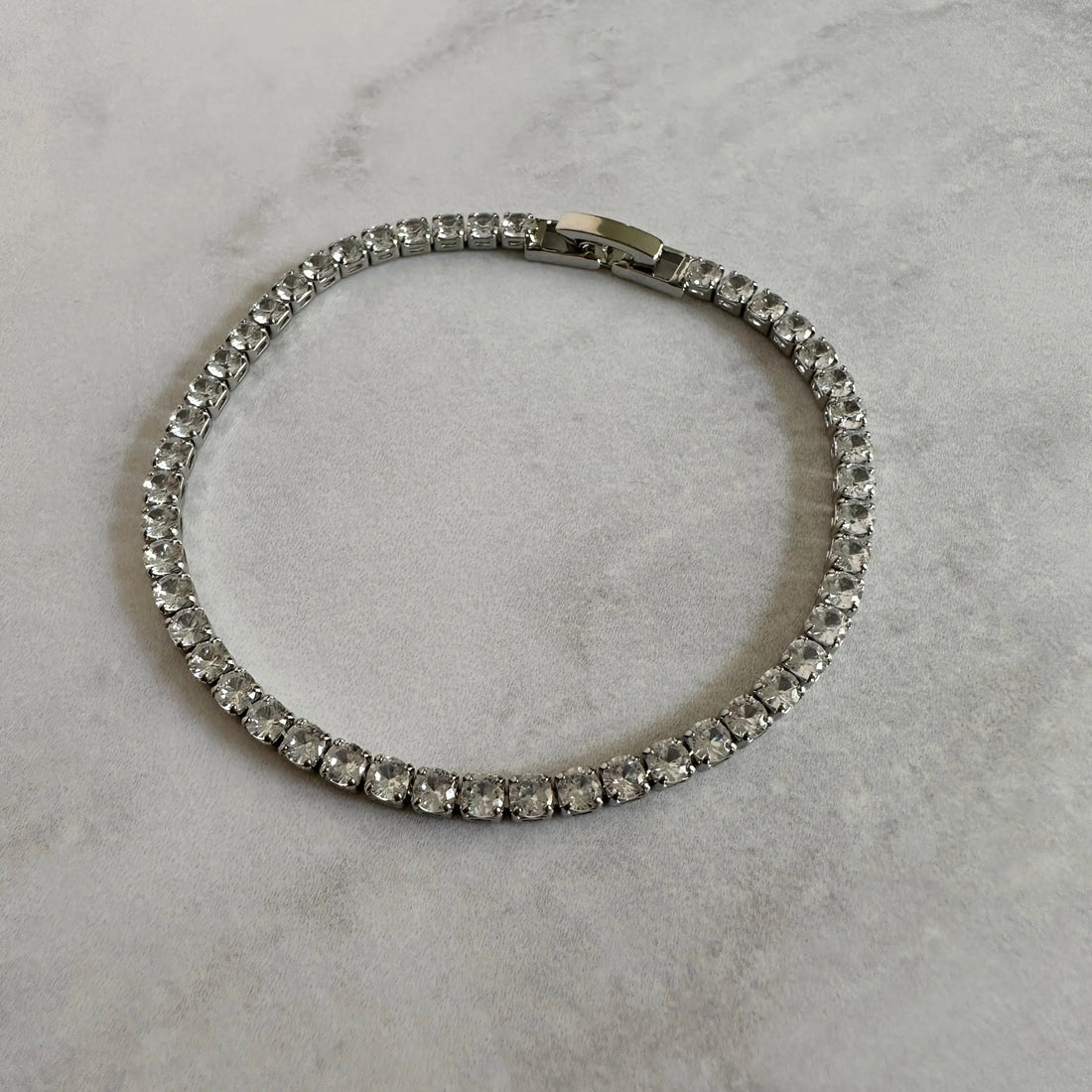 Pulsera Tennis 3mm Silver   Muun Jewelry
