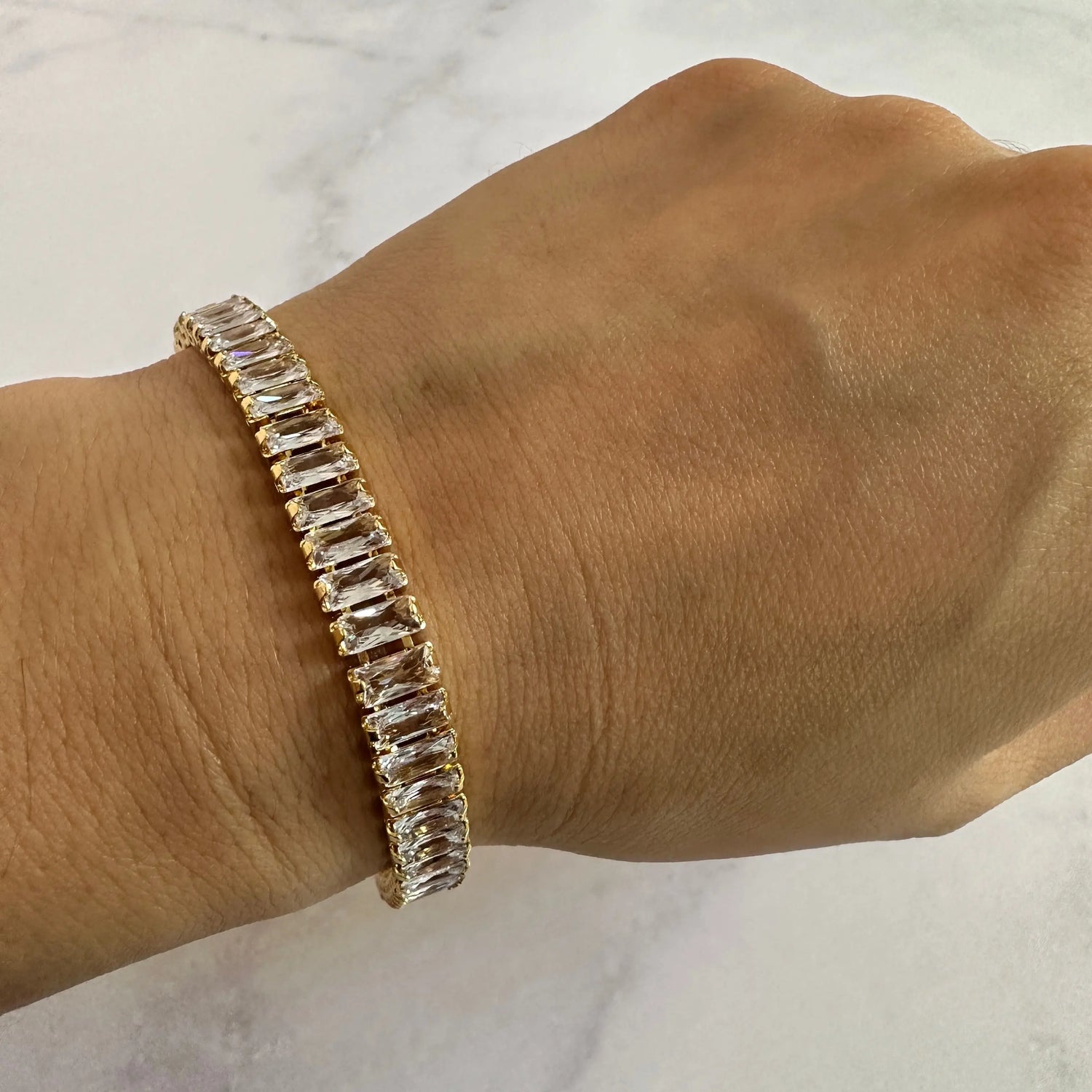 Pulsera Tennis 6mm Gold   Muun Jewelry