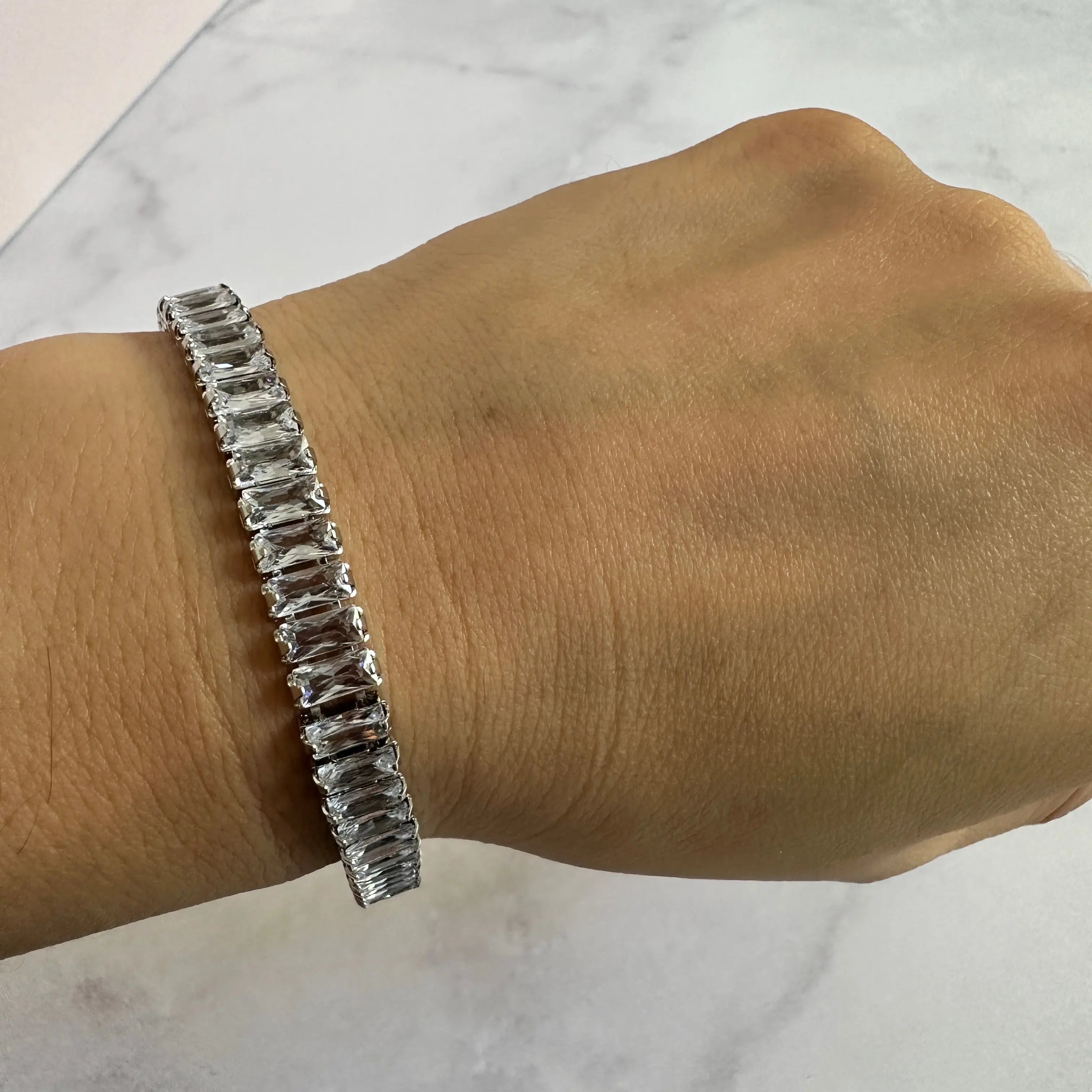 Pulsera Tennis 6mm Silver   Muun Jewelry